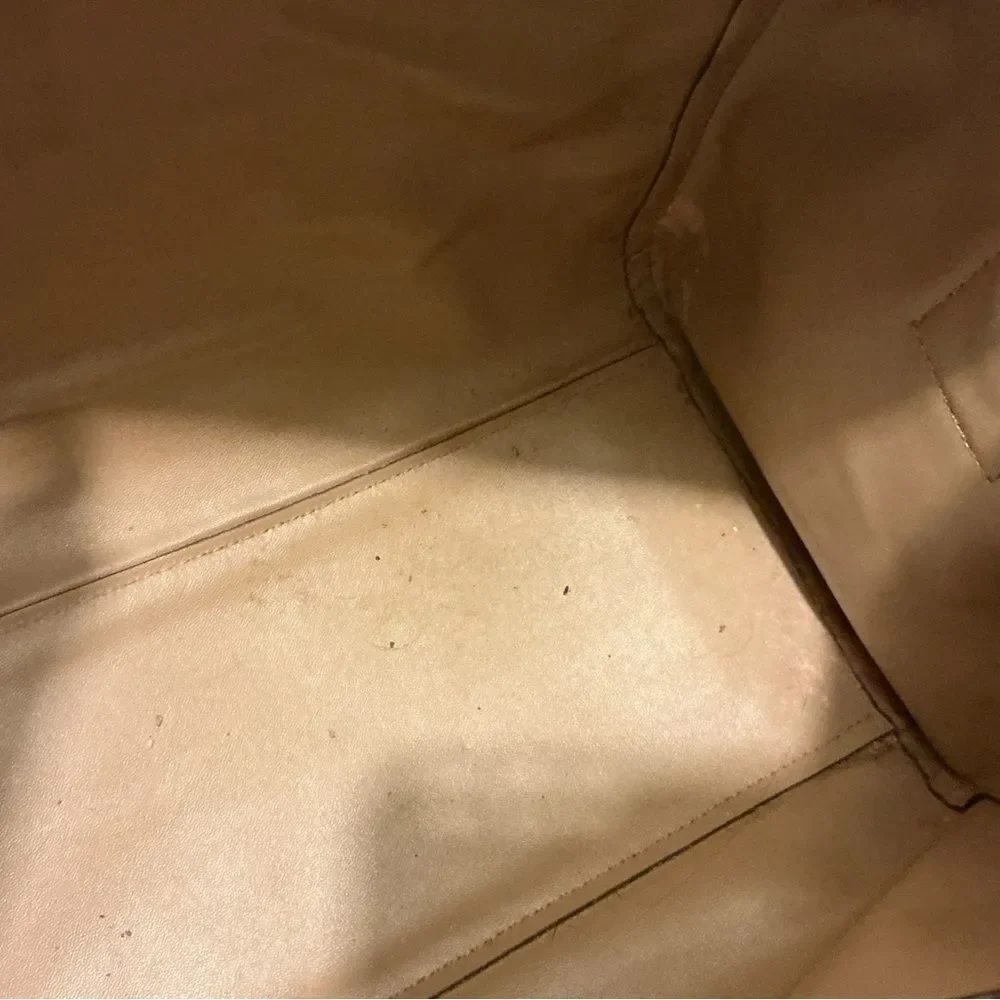 Michael Kors Tan and Brown Signature Satchel